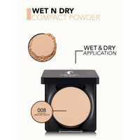 Flormar Wet & Dry Compact Powder 08 Medium Peach 10g