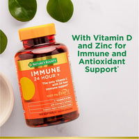 Natures Bounty Immune 24 Hour+ 50 Softgels