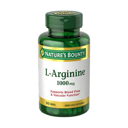 Natures Bounty L-Arginine 1000mg 50 Tablets