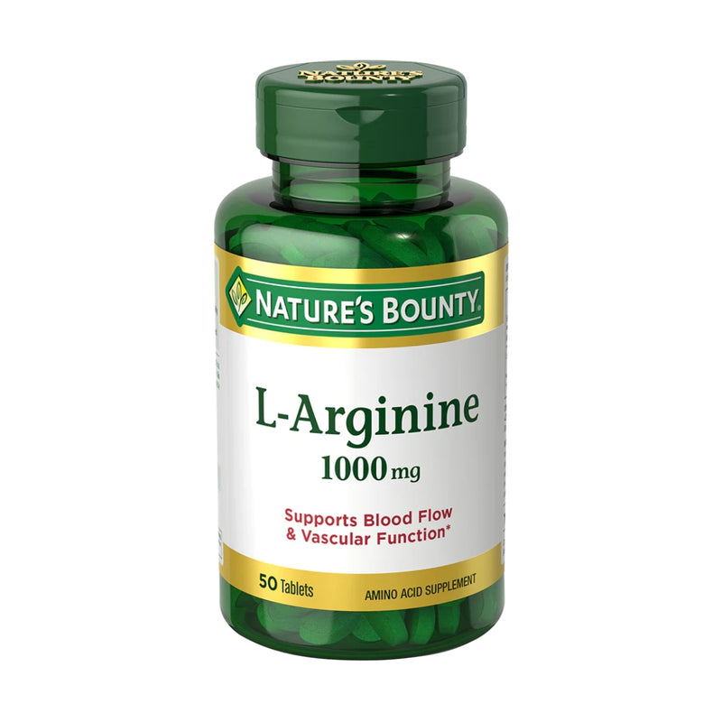 Natures Bounty L-Arginine 1000mg 50 Tablets