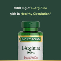 Natures Bounty L-Arginine 1000mg 50 Tablets