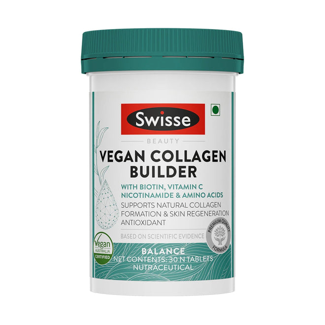 Swisse Beauty Vegan Collagen Builder 30 Tablets