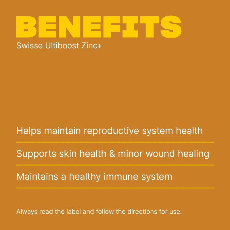 Swisse Ultiboost Zinc+ 180 Tablets