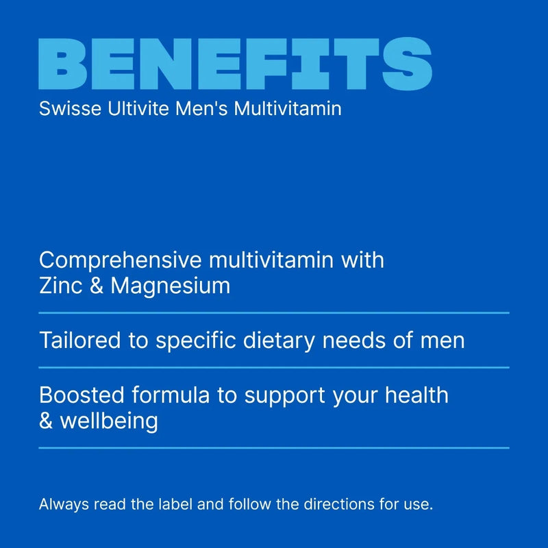 Swisse Ultivite Mens Multivitamin 120 Tablets