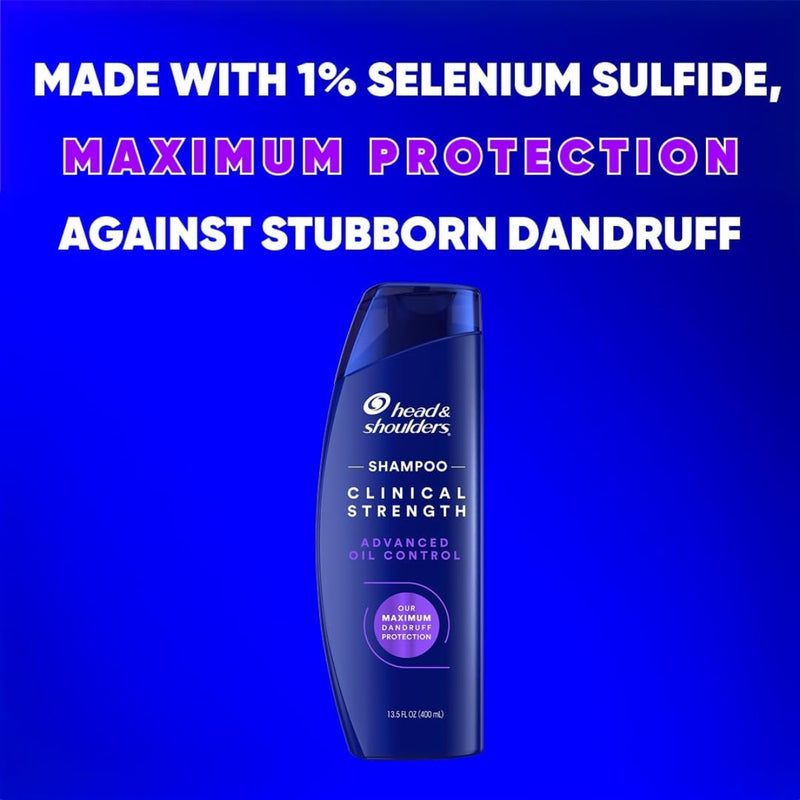 Head & Shoulders Clinical Strength Advance Oil Control Shampoo 400ml