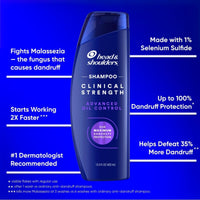 Head & Shoulders Clinical Strength Advance Oil Control Shampoo 400ml