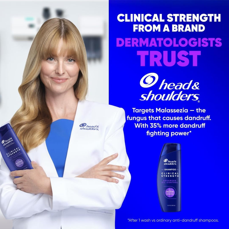 Head & Shoulders Clinical Strength Advance Oil Control Shampoo 400ml