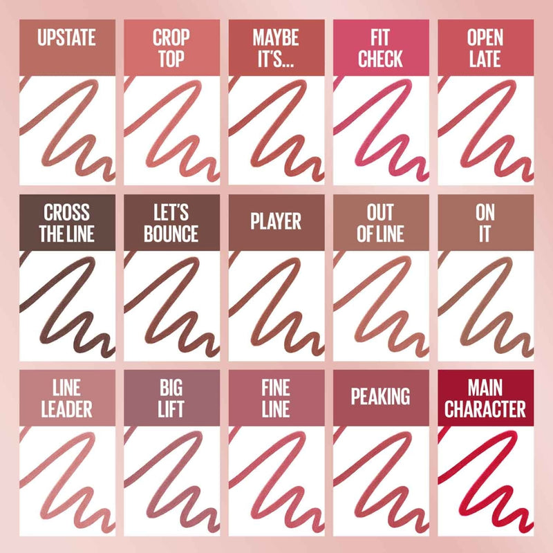 Maybelline Lifter Lip Liner With Hyaluronic Acid 012 Crop Top 1.2g