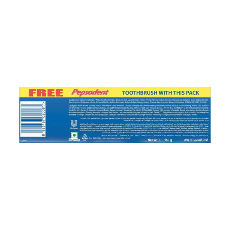 Pepsodent Toothpaste + Toothbrush Herbal 150g