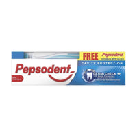 Pepsodent Toothpaste + Toothbrush Germicheck 150g
