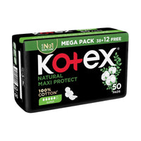 Kotex Sanitary Napkin Maxi Natural Super 38 + 12 Pads