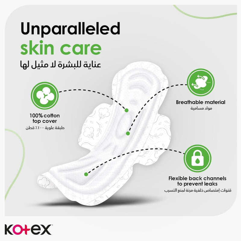 Kotex Sanitary Napkin Maxi Natural Super 38 + 12 Pads