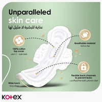 Kotex Sanitary Napkin Maxi Natural Night 30 + 14 Pads