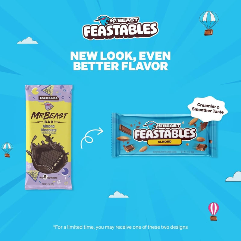 Mr Beast Feastables Milk Chocolate Almond 60g