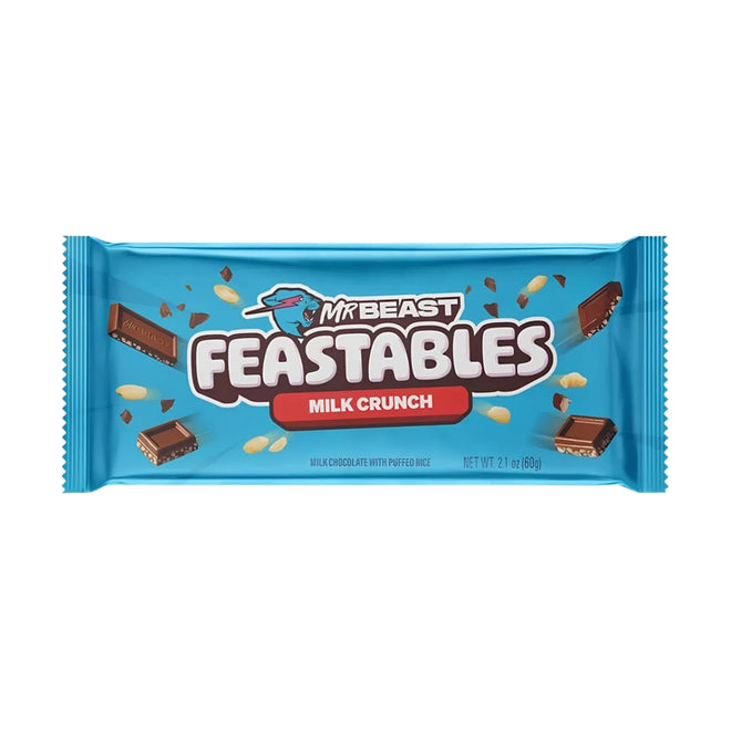 Mr Beast Feastables Milk Chocolate Milk Crunch 60g