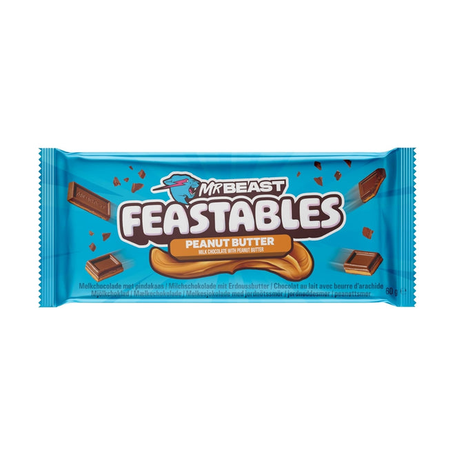 Mr Beast Feastables Milk Chocolate Peanut Butter 60g