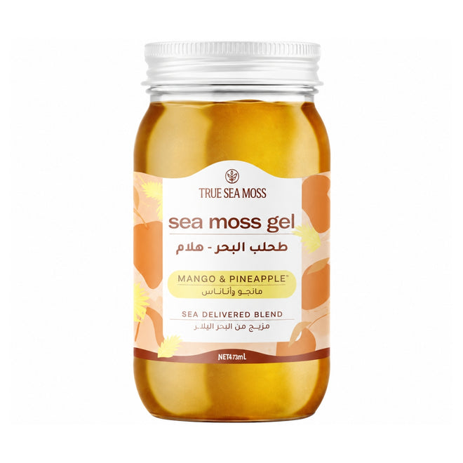 True Sea Moss Gel Superfood Mango & Pineapple 473ml