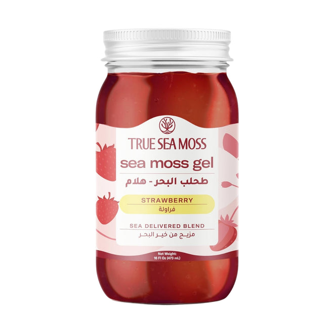 True Sea Moss Gel Superfood Strawberry 473ml