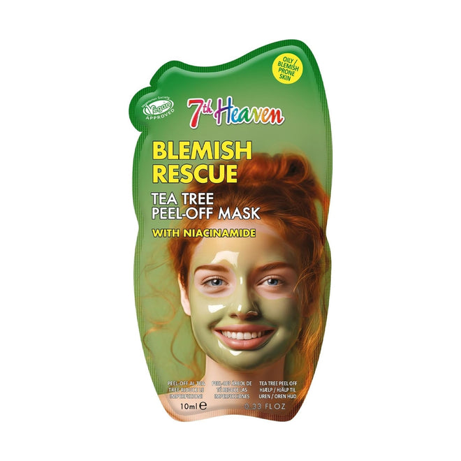 7th Heaven Blemish Rescue Tea Tree with Niacinamide Peel Off Mask 10ml