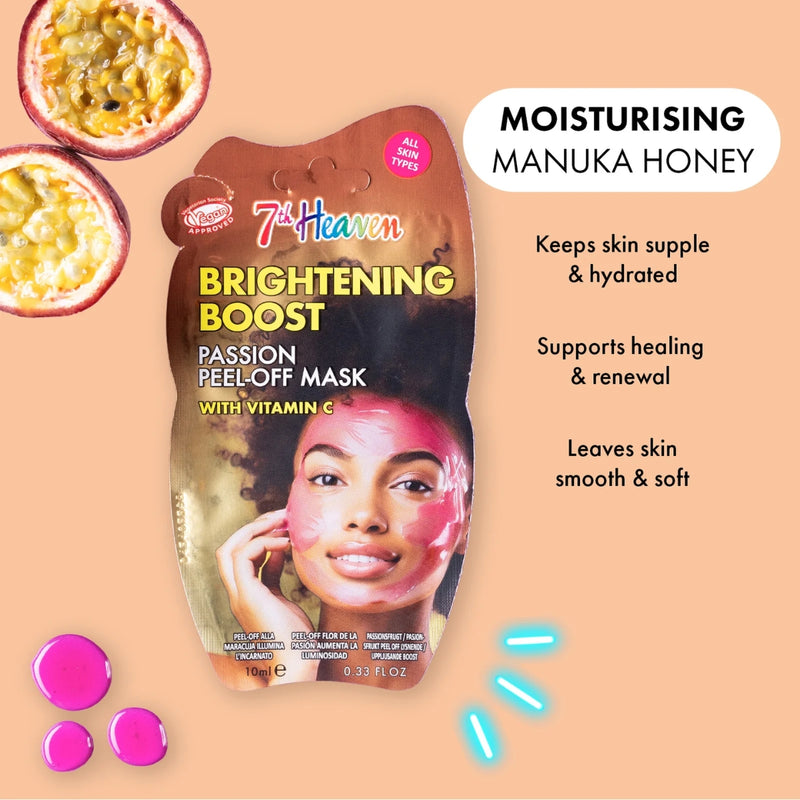 7th Heaven Brightening Boost Passion with Vitamin C Peel Off Mask 50ml