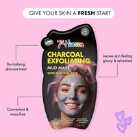 7th Heaven Charcoal Exfoliating with Glycolic Acid Mud Mask 15g