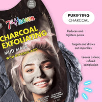 7th Heaven Charcoal Exfoliating with Glycolic Acid Mud Mask 50g