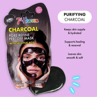7th Heaven Charcoal Pore Refine with Salicylic Acid Peel Off Mask 50ml