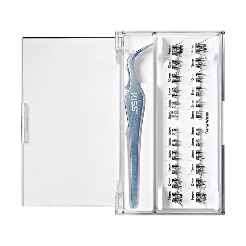 Kiss False Eyelash ILP01C Impress Press On Long Lasting Demi Wispy Lashes 24 Count