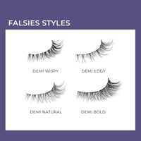 Kiss False Eyelash ILP01C Impress Press On Long Lasting Demi Wispy Lashes 24 Count