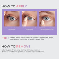 Kiss False Eyelash ILT01C Impress Press On Easy Tab Falsies Classy Natural 1 Pair