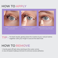 Kiss False Eyelash ILT02C Impress Press On Easy Tab Falsies Authentic Natural 1 Pair