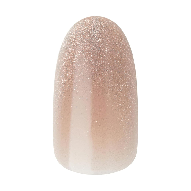Kiss False Nails FMA06C Gel Fantasy Magnetic Velvety Effect Medium Length Brown 28 Count