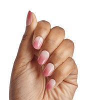 Kiss False Nails IMC50C Impress The No Glue Mani Color Ombre Nails Beat The Heat Short 30 Count