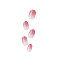 Kiss False Nails IMC50C Impress The No Glue Mani Color Ombre Nails Beat The Heat Short 30 Count