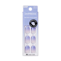 Kiss False Nails IMC53C Impress The No Glue Mani Color Ombre Nails Friendzone Short 30 Count