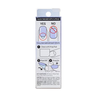 Kiss False Nails IMC53C Impress The No Glue Mani Color Ombre Nails Friendzone Short 30 Count