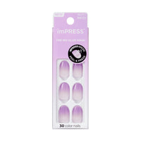 Kiss False Nails IMC52C Impress The No Glue Mani Color Ombre Nails Take A Chance Short 30 Count