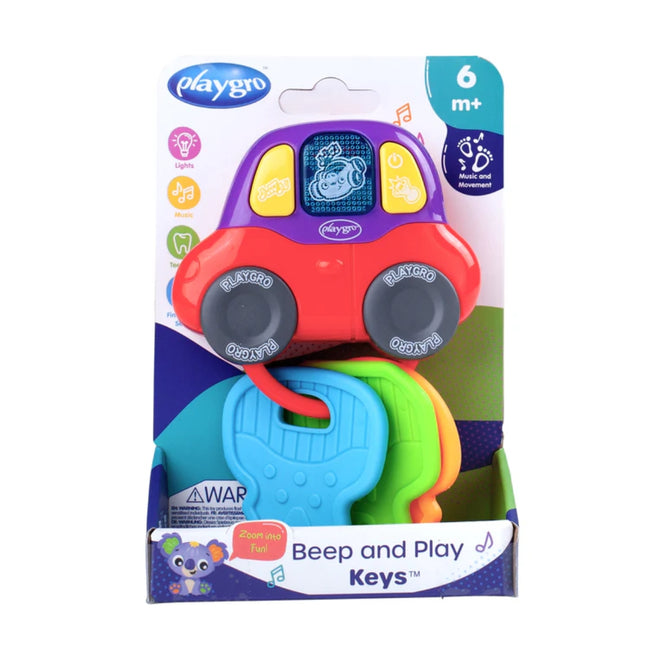 Playgro Beep & Play Keys 6 Months+ Toy