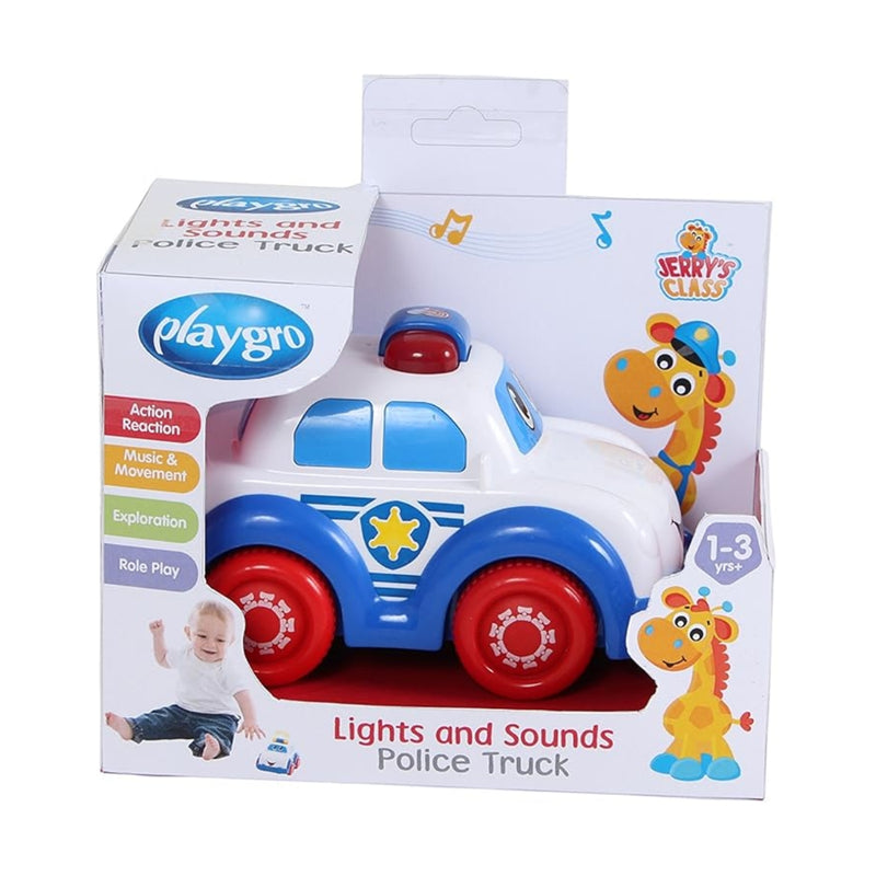Playgro Lights & Sounds Police Truck Toy 1-3 Years+ Toy