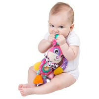 Playgro On The Go Activity Friend Dixie Dog 0 Month+ Clip-On Toy