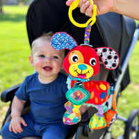Playgro On The Go Activity Friend Penny Puppy 0 Month+ Clip-On Toy