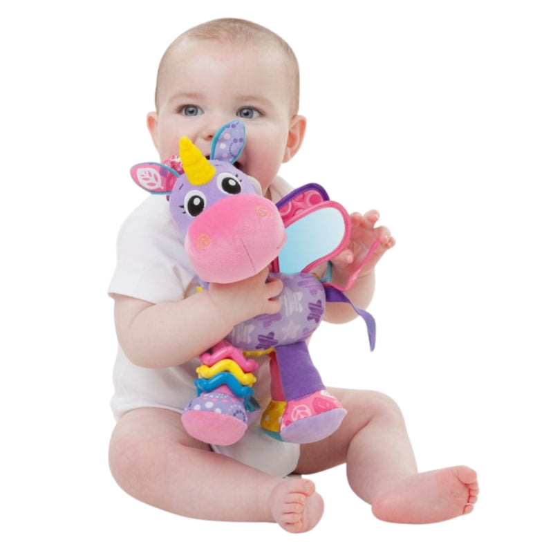 Playgro On The Go Activity Friend Stella Unicorn 0 Month+ Clip-On Toy