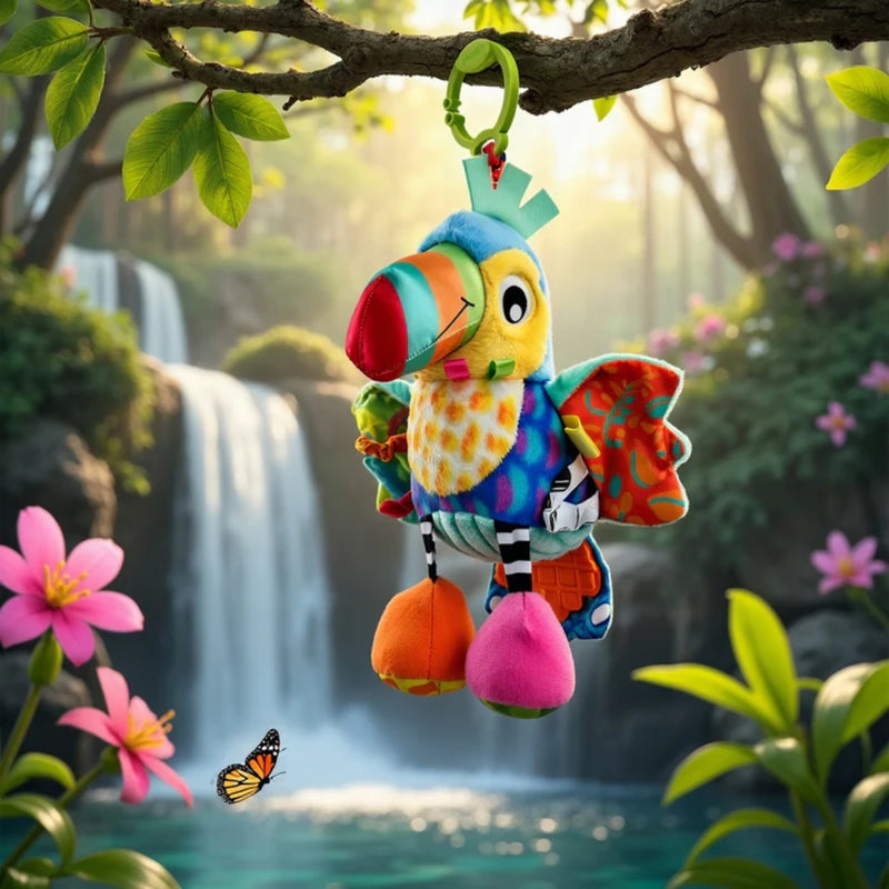 Playgro On The Go Activity Friend Tamika Toucan 0 Month+ Clip-On Toy
