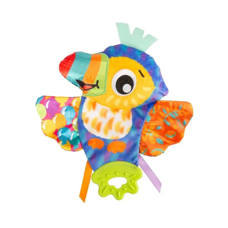 Playgro On The Go Crinkle Blankie Tamika Toucan 0 Month+ Sensory Toy