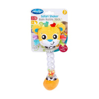 Playgro Rattle & Teether Safari Shaker Rain Rattle Stick Lion 3 Months+