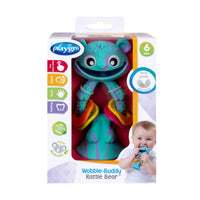 Playgro Rattle & Teether Wobble Buddy Rattle Bear 6 Months+