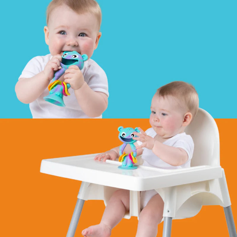 Playgro Rattle & Teether Wobble Buddy Rattle Bear 6 Months+