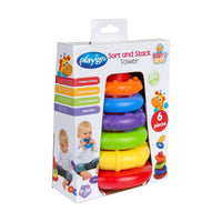 Playgro Rock & Stack Ring Tower 1-3 Years+ Toy