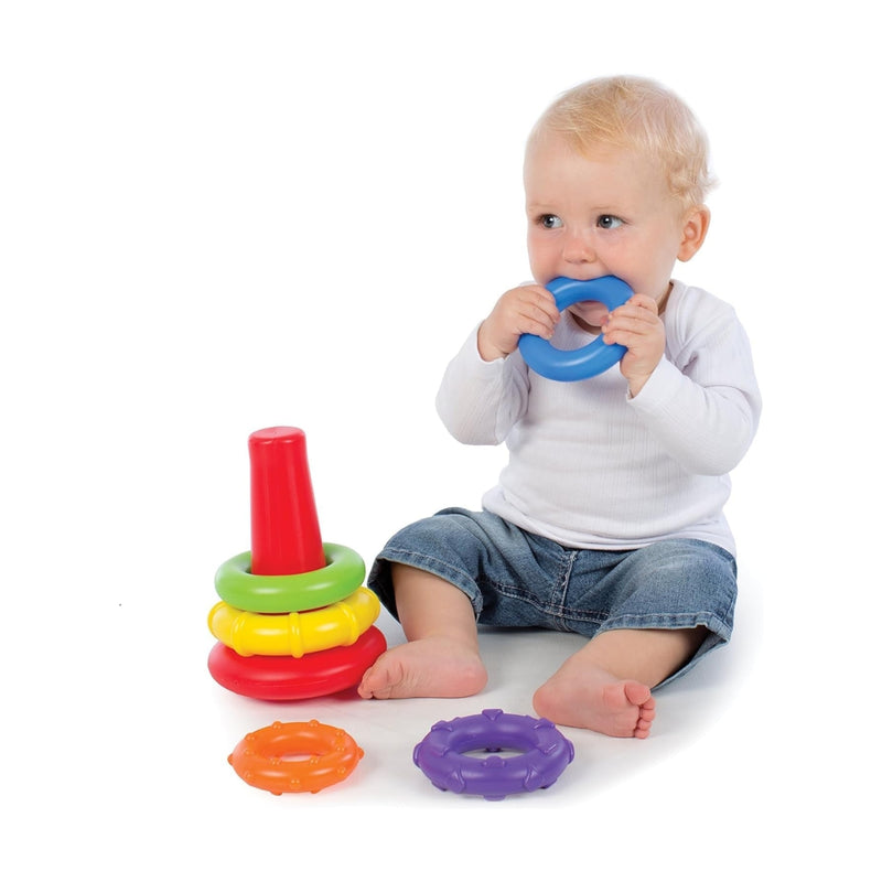 Playgro Rock & Stack Ring Tower 1-3 Years+ Toy