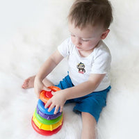 Playgro Rock & Stack Ring Tower 1-3 Years+ Toy